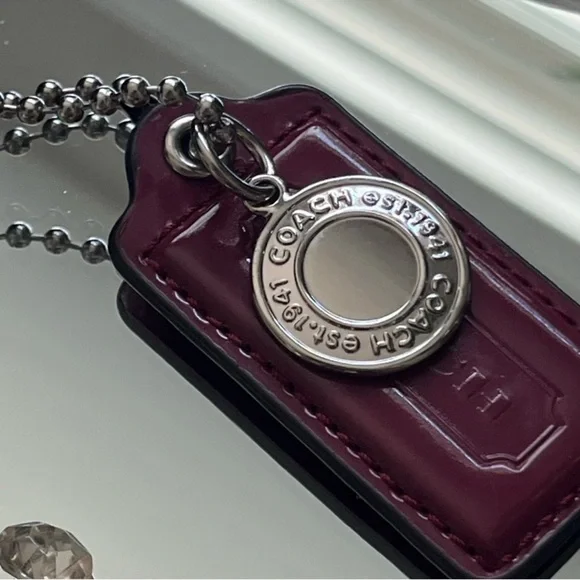 Coach Signature Canvas Shoulder Bag - Brown and Red - Picture 3 of 15